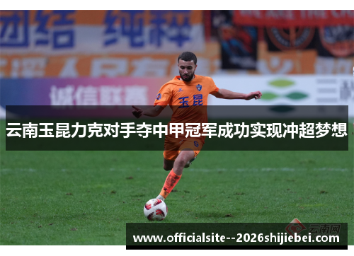 云南玉昆力克对手夺中甲冠军成功实现冲超梦想